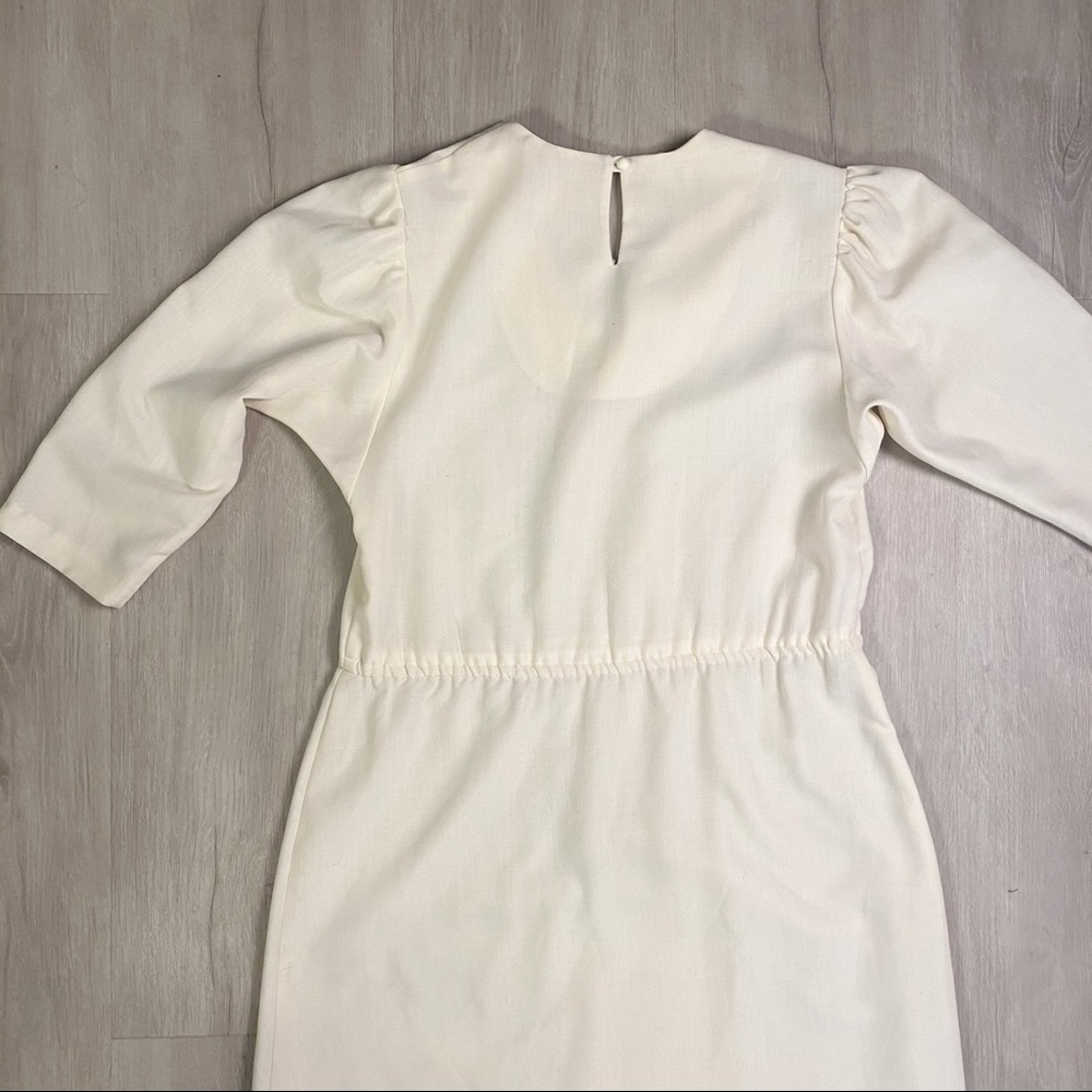 Vintage Strait Lane Cream Dress - Picture 6 of 6